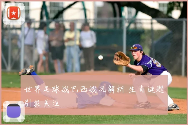世界足球战巴西战况解析 生肖谜题引发关注